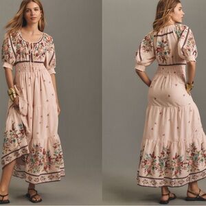 Size small Somerset Puff-Sleeve Maxi Dress